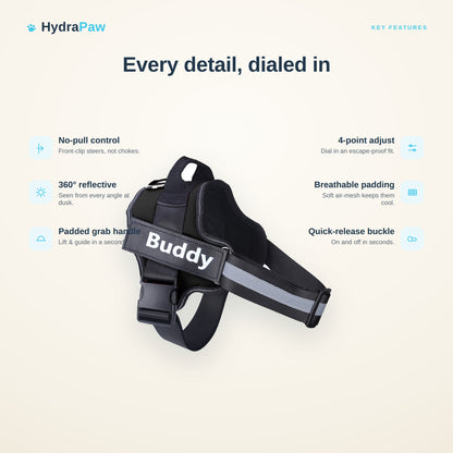 HydraPaw™ Personalized Dog Harness