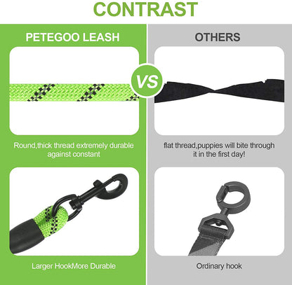 Hydrapaw™ Trail Leash — Reflective Rope Leash with Padded Grip