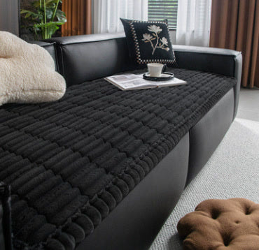 The bed used indoors as a sofa cover