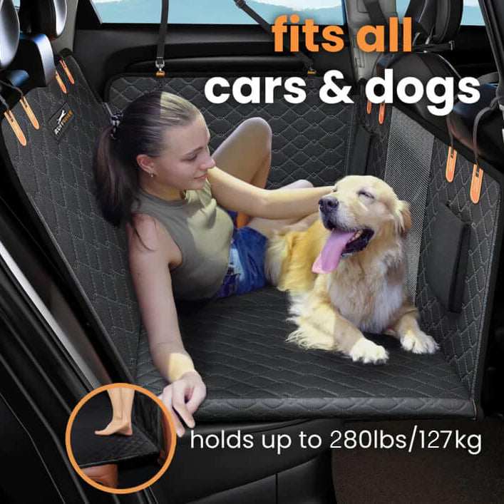 HydraPaw™ 2.0 — Hard Bottom Dog Car Seat Protector
